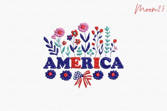 America Floral Heritage Celebration: A Patriotic Embroidery Review