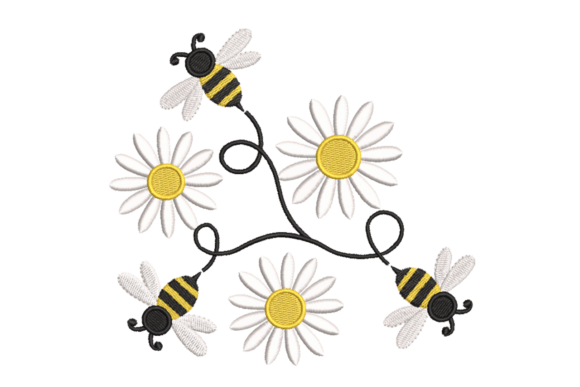 Bees Daisies – Cute Spring: A Designer’s Review for Handmade Gifts