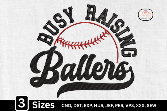 Busy Raising Ballers Baseball Mom Design Review