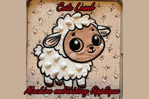 Cute Baby Lamb Applique: A Designer’s Review for Personalized Gifts