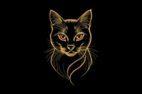 Elegant Cat Head: A Designerβs Review for Business Embroidery Use