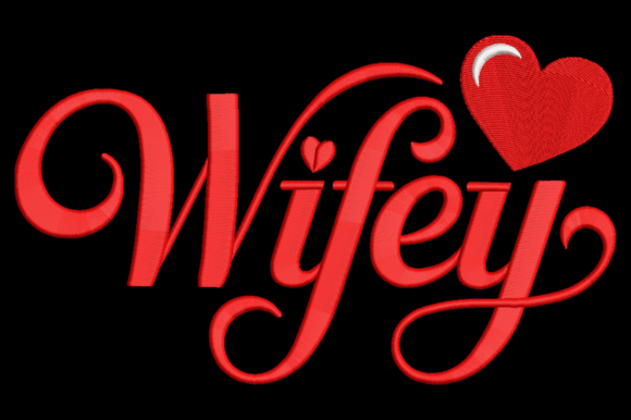 Wifey: Elegant Script for Boutique Sweatshirt Design