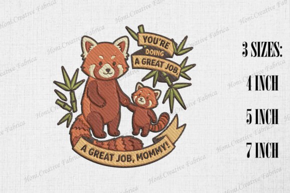 You're Doing a Great Job Mommy Red Panda